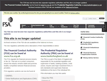 Tablet Screenshot of fsa.gov.uk