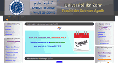 Desktop Screenshot of fsa.ac.ma