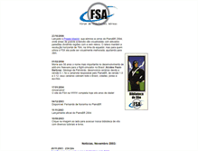 Tablet Screenshot of fsa.com.br